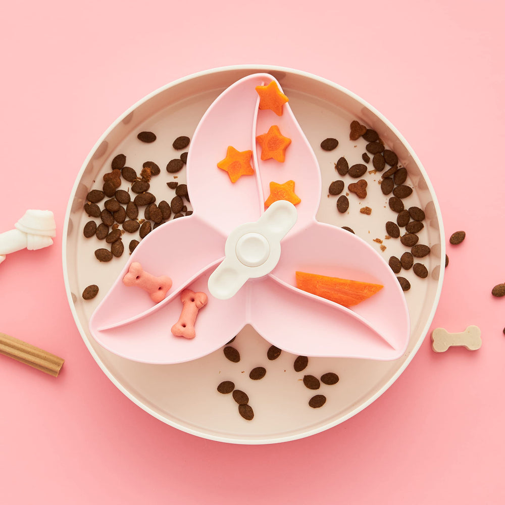 PetDreamHouse Spin rotation-interieure: variation des portions et rythme d’alimentation.