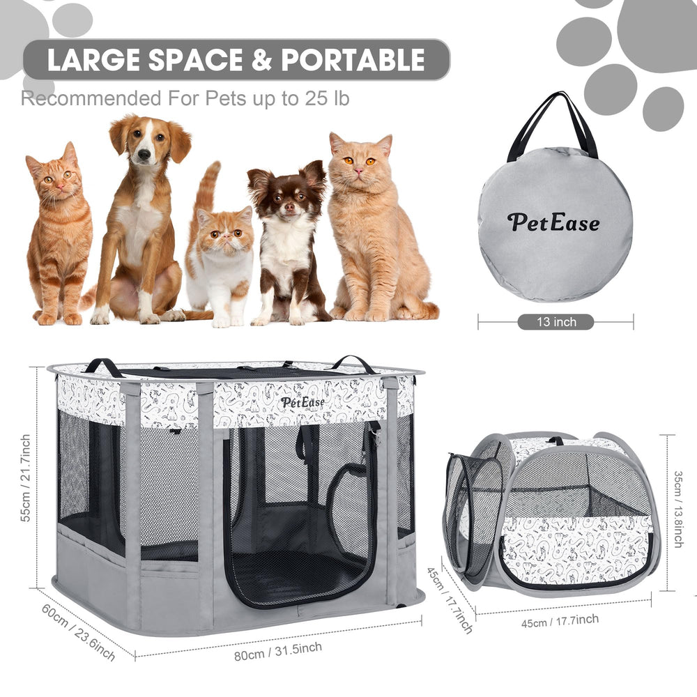 PETEASE sac-transport-repliable; transport rapide et rangement compact