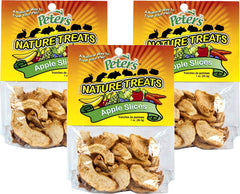 Friandise Peters Tranches de pomme – 1 oz pour petits animaux, idéale pour l'entraînement.