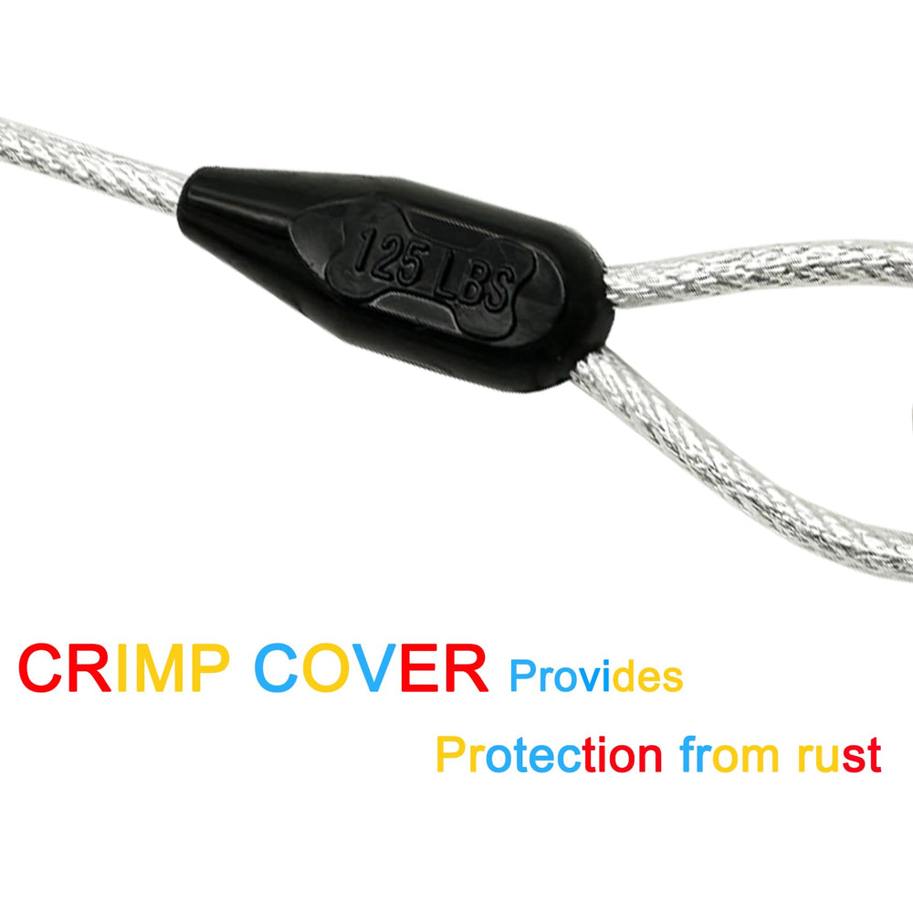 Petest protection des extrémités du câble contre pluie et rouille.