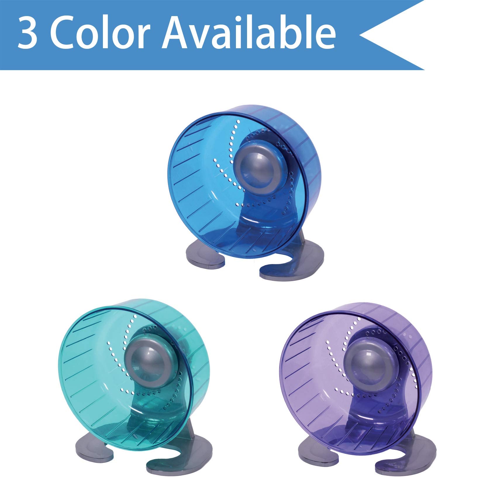 Roue Petest silencieuse pour hamster montrant le fonctionnement sans bruit