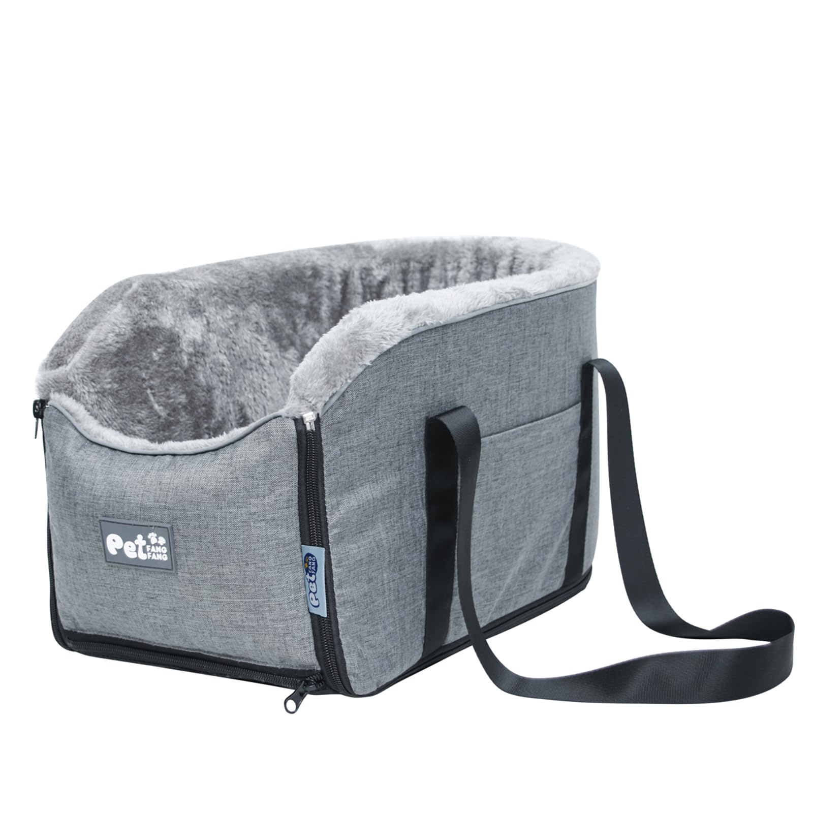 Pet Fang Fang centre-console elevé anti-slip pour petit chien ou chat, sécurité renforcée en trajet