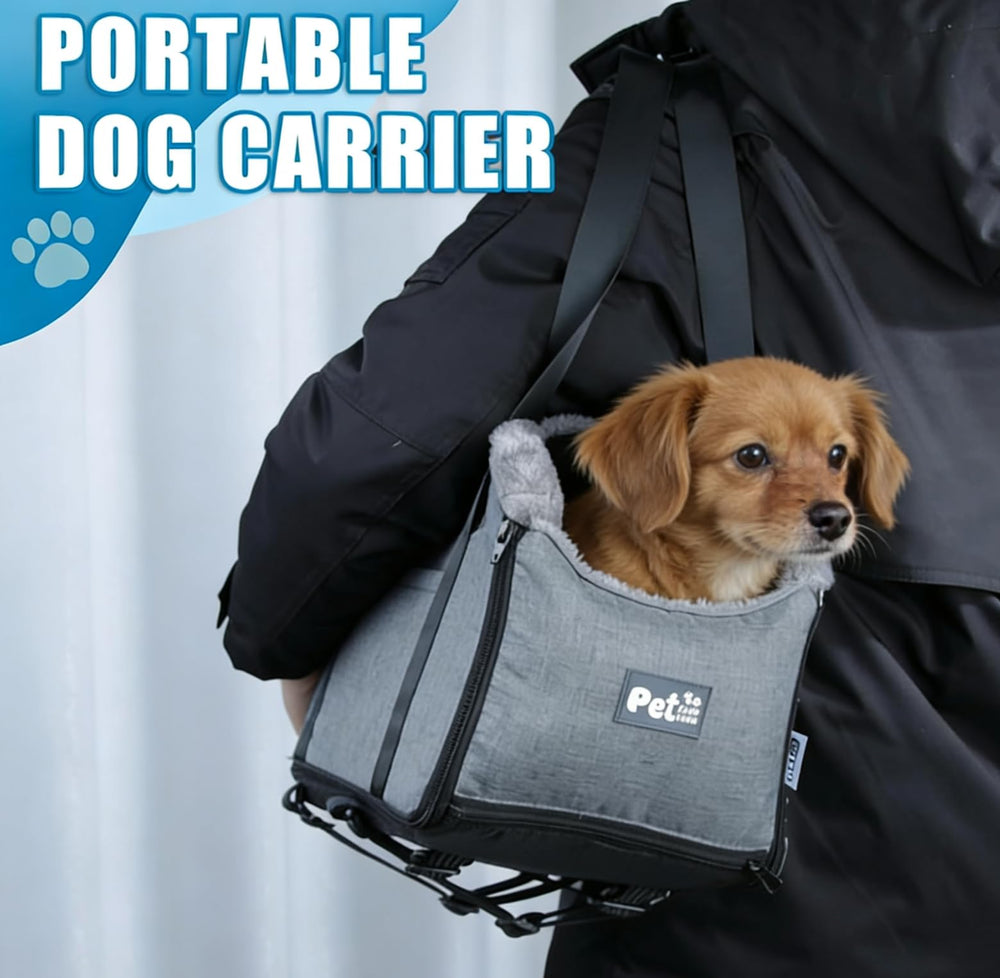 Pet Fang Fang nid sherpa cosy; rebords surélevés pour voyage plus calme