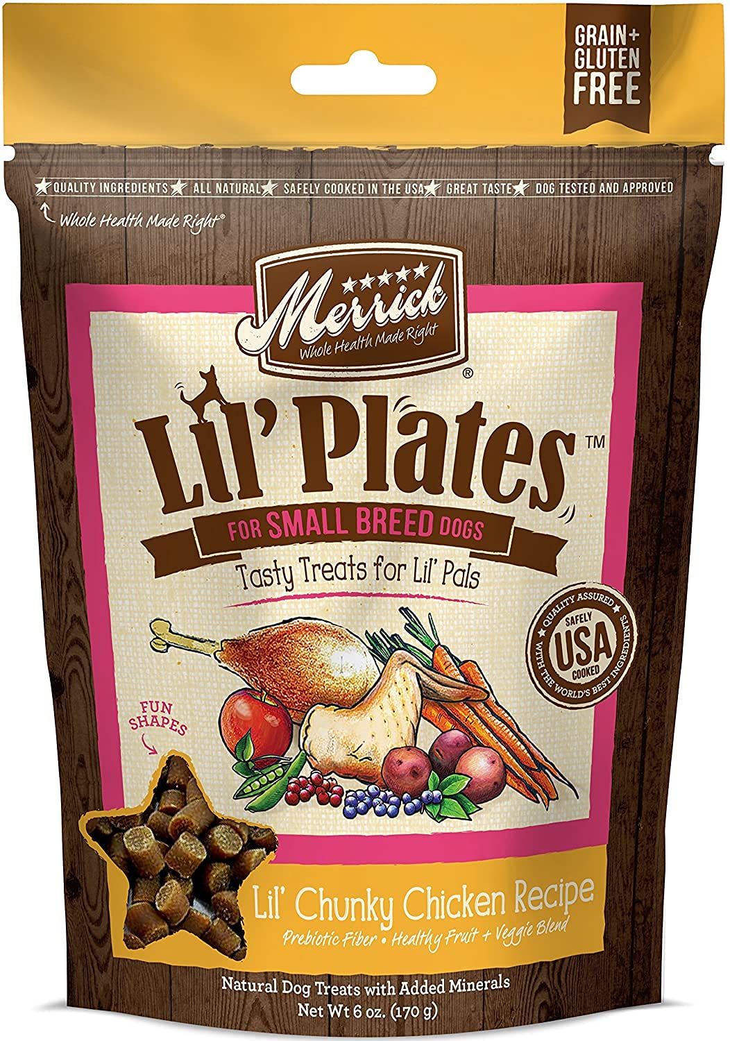 Merrick Lil Plates poulet : friandises molles faciles à mâcher