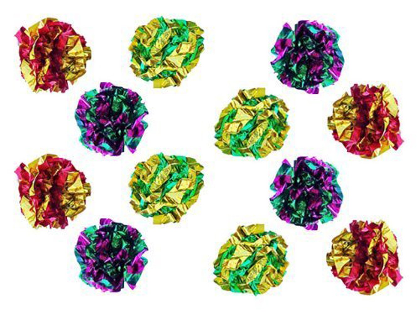 PETFAVORITES balles crinkle pour chat — jouet interactif stimulant l’agilité du chat.