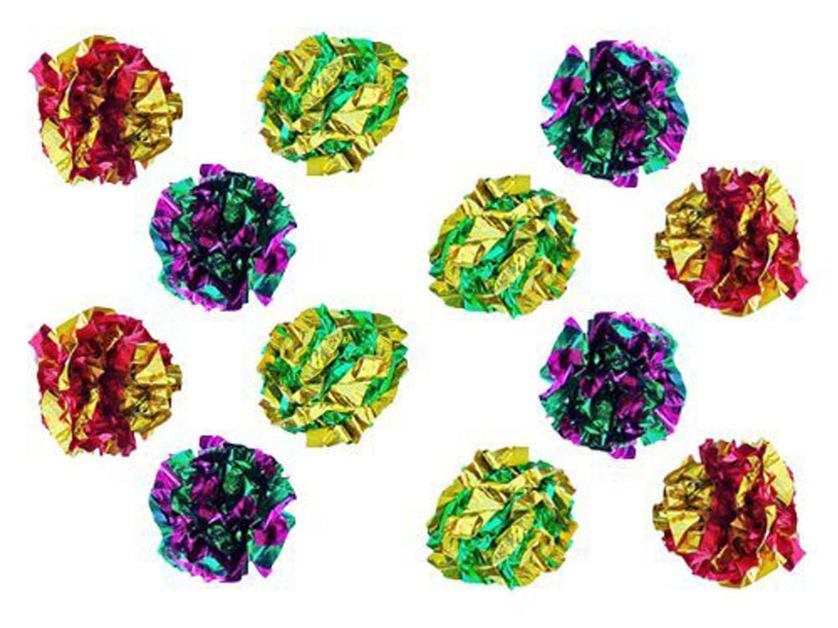 PETFAVORITES balles crinkle pour chat — jouet interactif stimulant l’agilité du chat.