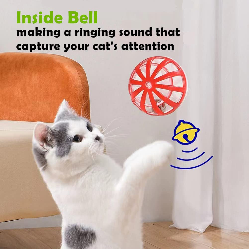 Balles PETFAVORITES diamètre 1,5 pouces adaptées à tous les chats.