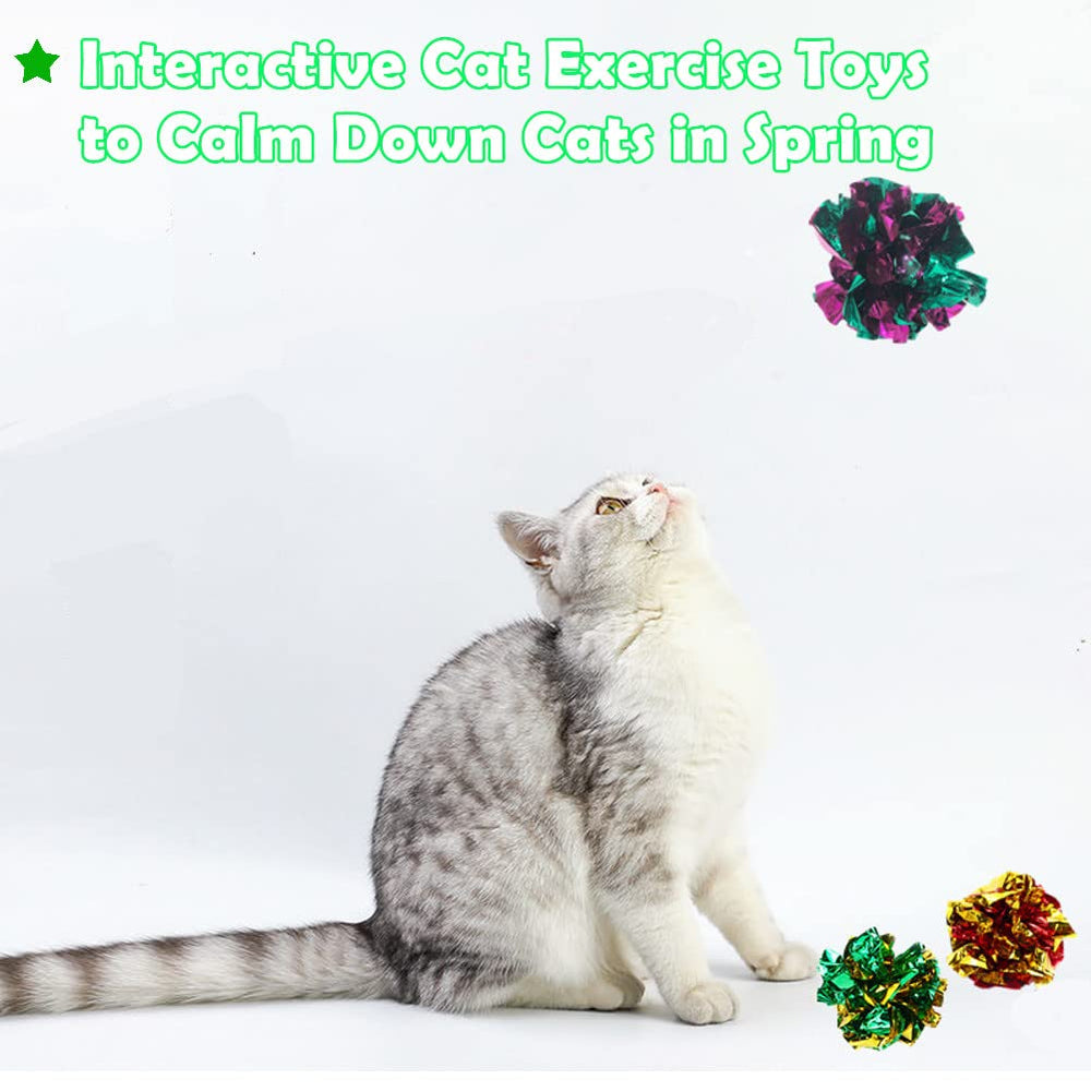 PETFAVORITES: pack de 24 balles crinkle pour chats, option économique