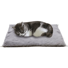 Tapis chauffant Petfelix 24x20, chaleur douce pour chats, usage intérieur ou extérieur.
