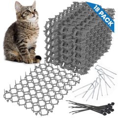 Petfolio-tapis anti-chat avec épines d'un pouce pour protéger les plantes et zones sensibles.
