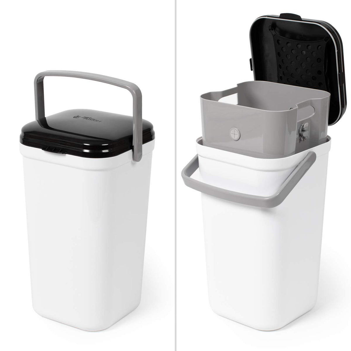 PetFusion Boîte dépôt litière portable facilitant le déplacement entre bacs et boîtes.