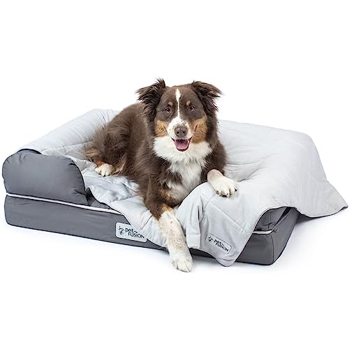 PetFusion couverture refroidissante marron, idéale pour chat et repos.