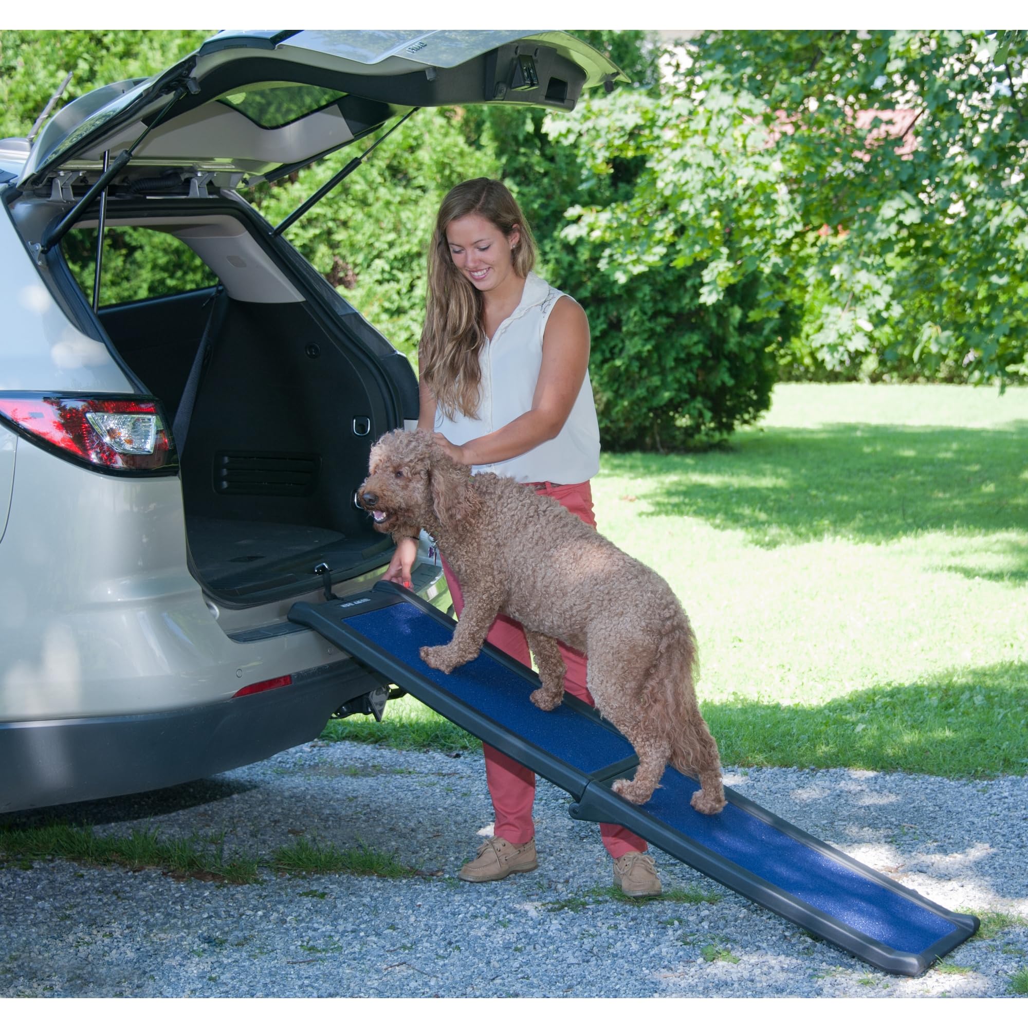 Pet Gear Inc rampe Travel Lite étendue pour l'accès véhicule des chiens et chats.