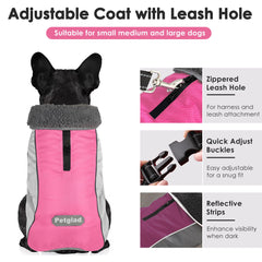 Manteau Petglad avec bandes réfléchissantes, meilleure visibilité nocturne.