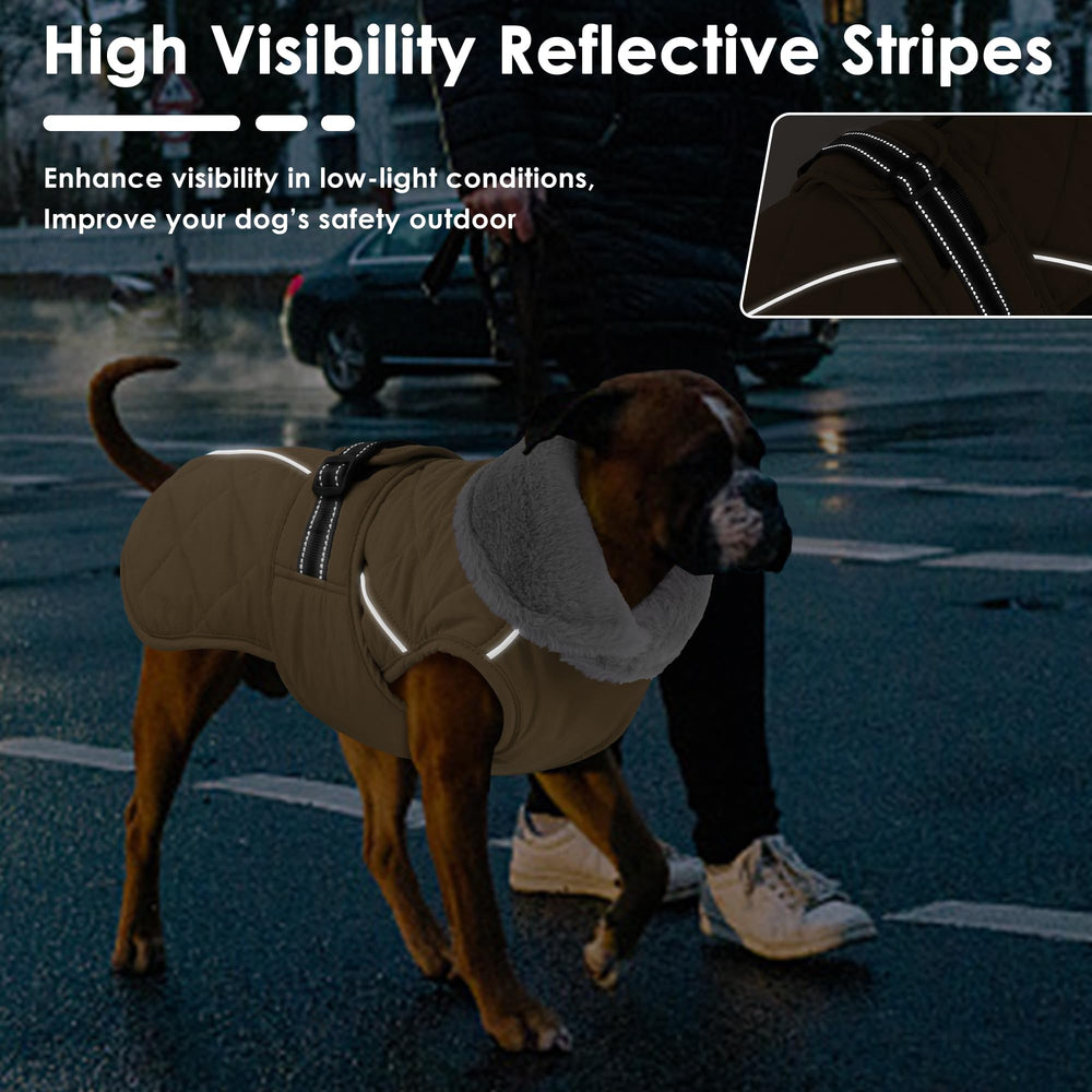 Petglad manteau chien bandes réfléchissantes pour meilleure visibilité