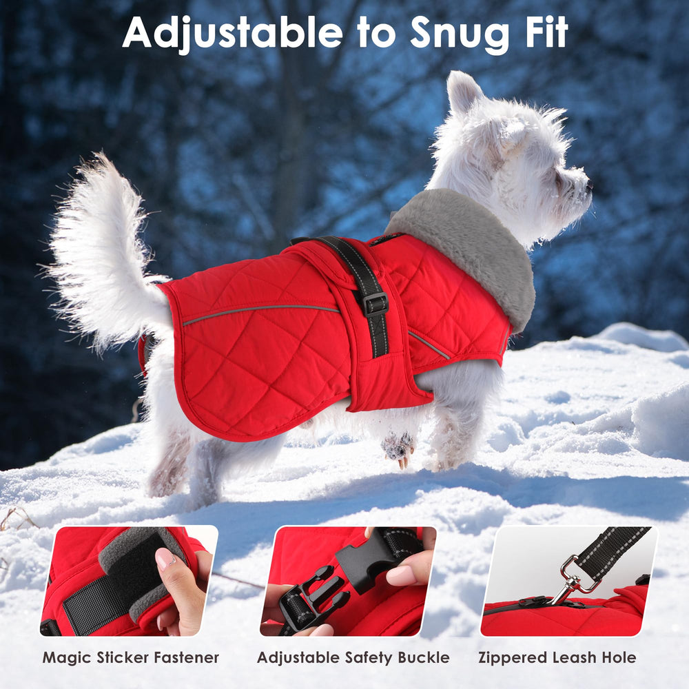 Petglad manteau chien col haut chaud enveloppant le cou