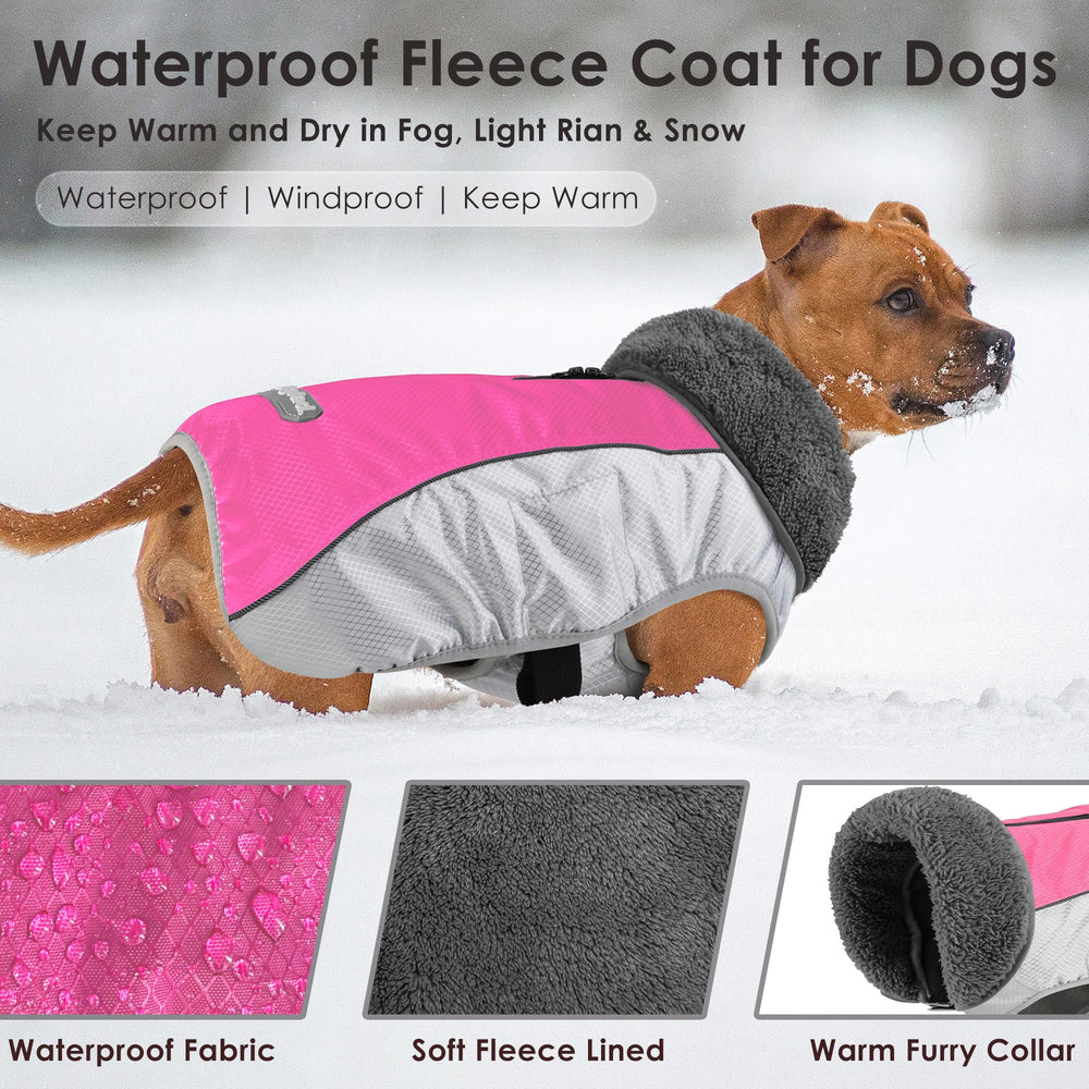 Manteau Petglad doublé polaire, chaleur douce pour l hiver.