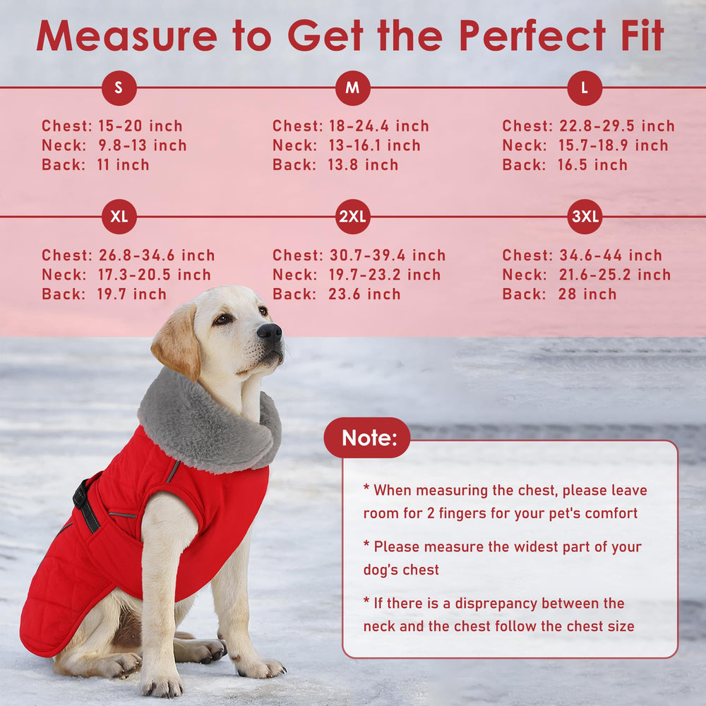 Petglad manteau chien fermeture auto-agrippante et boucle sécurisée