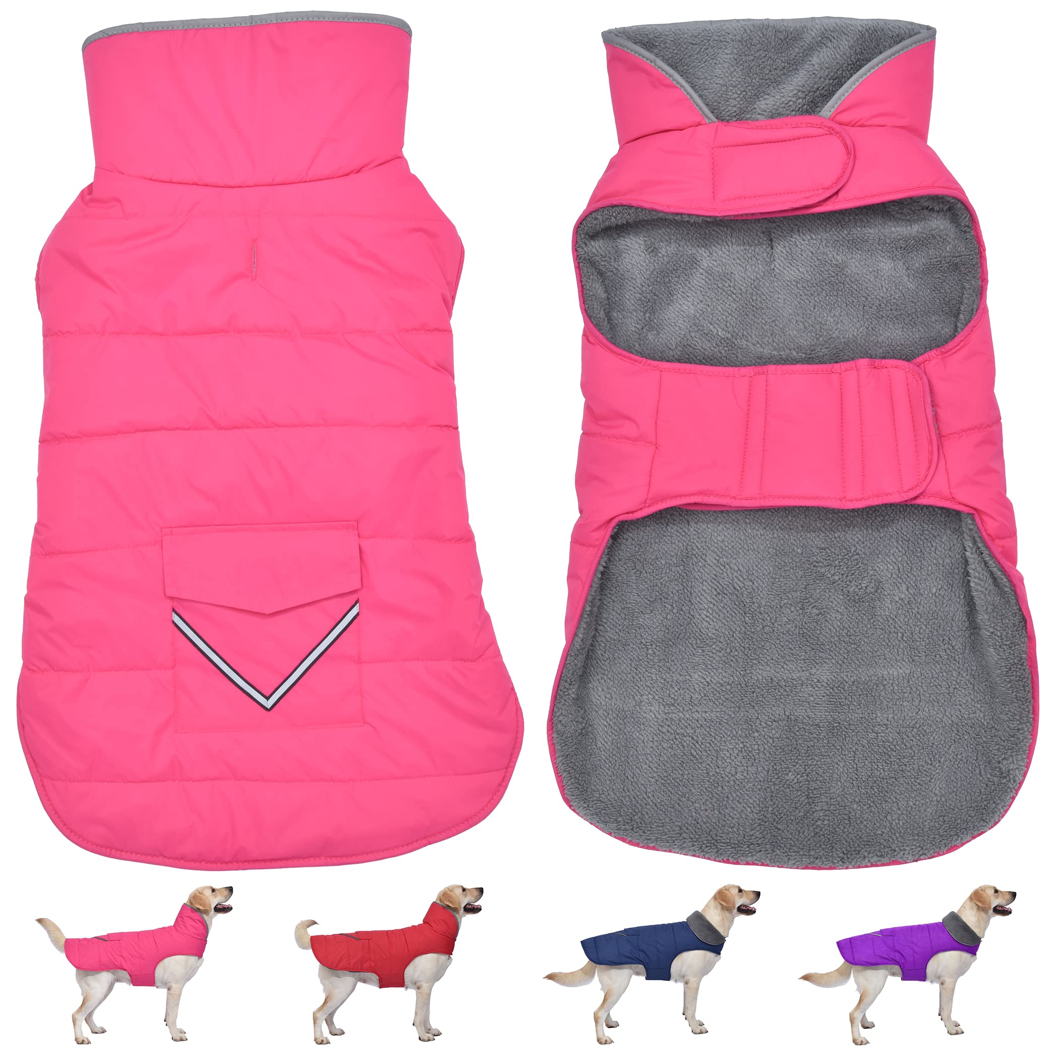 Manteau Petglad imperméable avec poche arrière, idéal pour sorties par temps pluvieux.