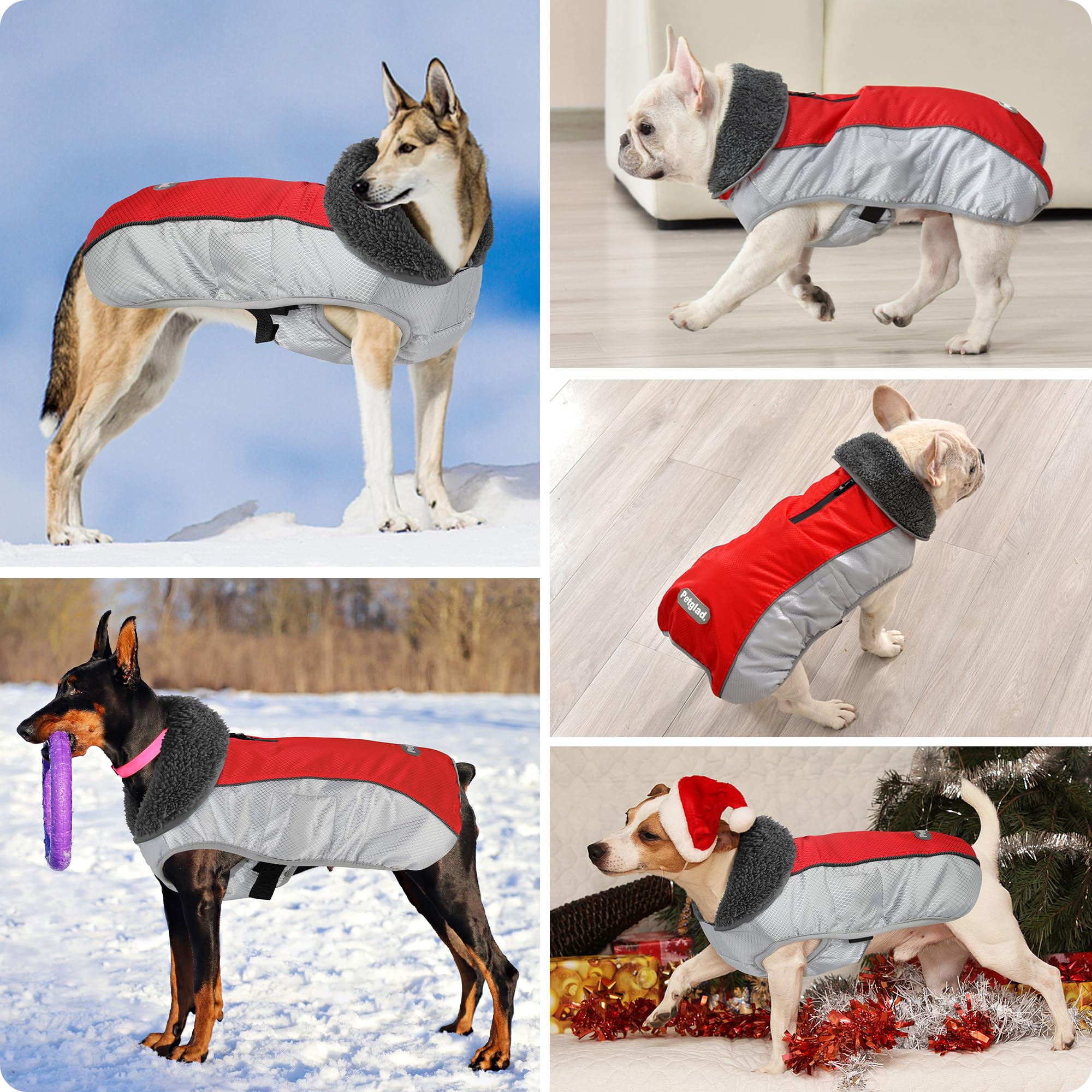 Manteau Petglad ouverture pour harnais, liberté de mouvement assurée.