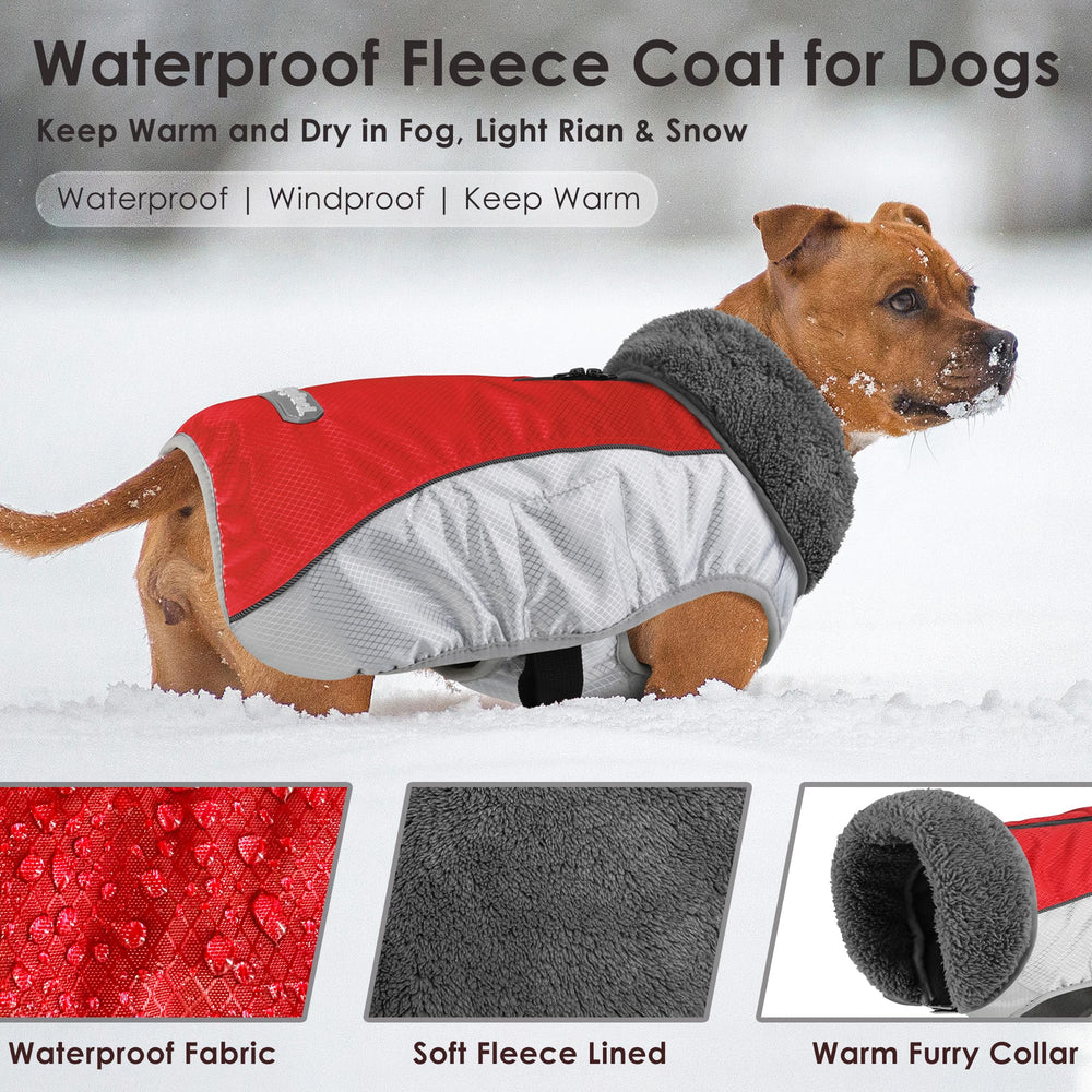 Manteau Petglad polaire doux, intérieur confortable pour l'hiver.