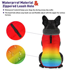 Petglad manteau hiver chien impermeable, protège du froid et de l’humidité lors des balades.