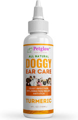 PetGlow nettoyage-oreille-chien-turmeric: nettoyage doux pour les oreilles et parfum léger