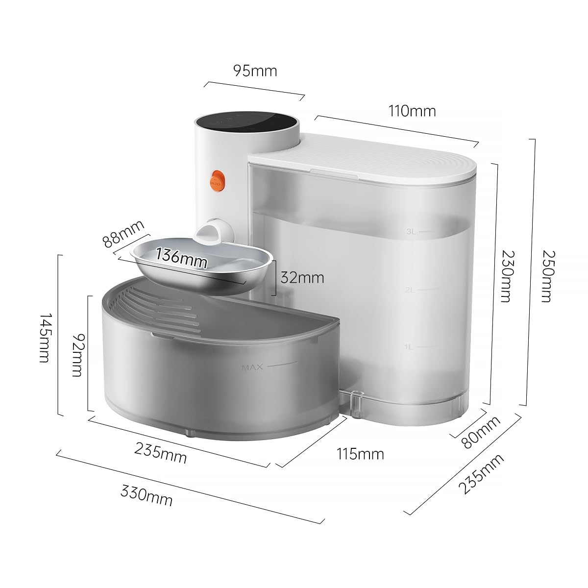 Idéal en maison et voyage pour assurer une hydratation constante.