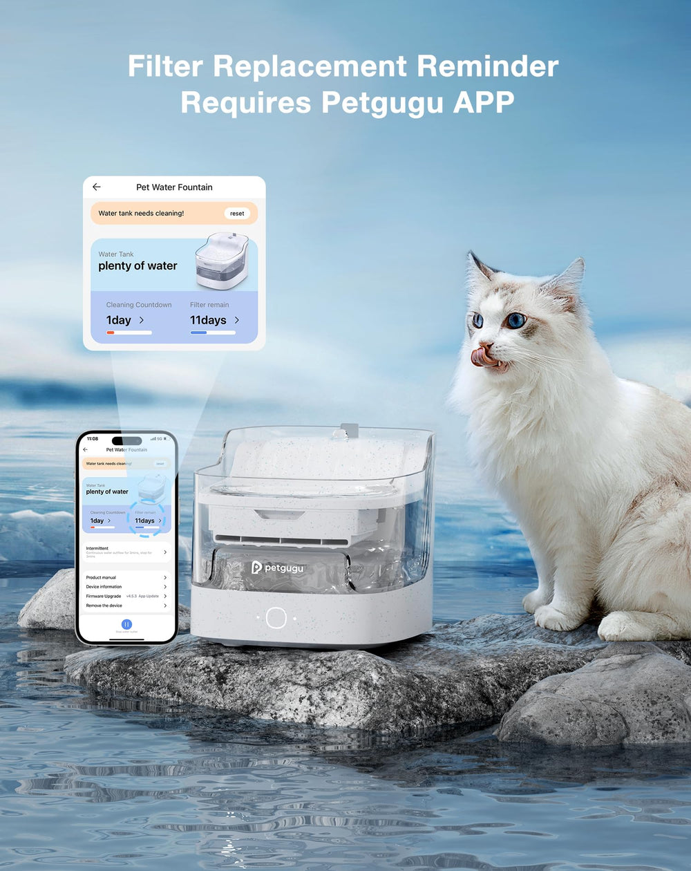 Compatibilité PETGUGU PF1/PF1L et remplacement facile.