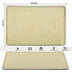 Pethave tapis gratoir mural avec Velcro adhérence durable