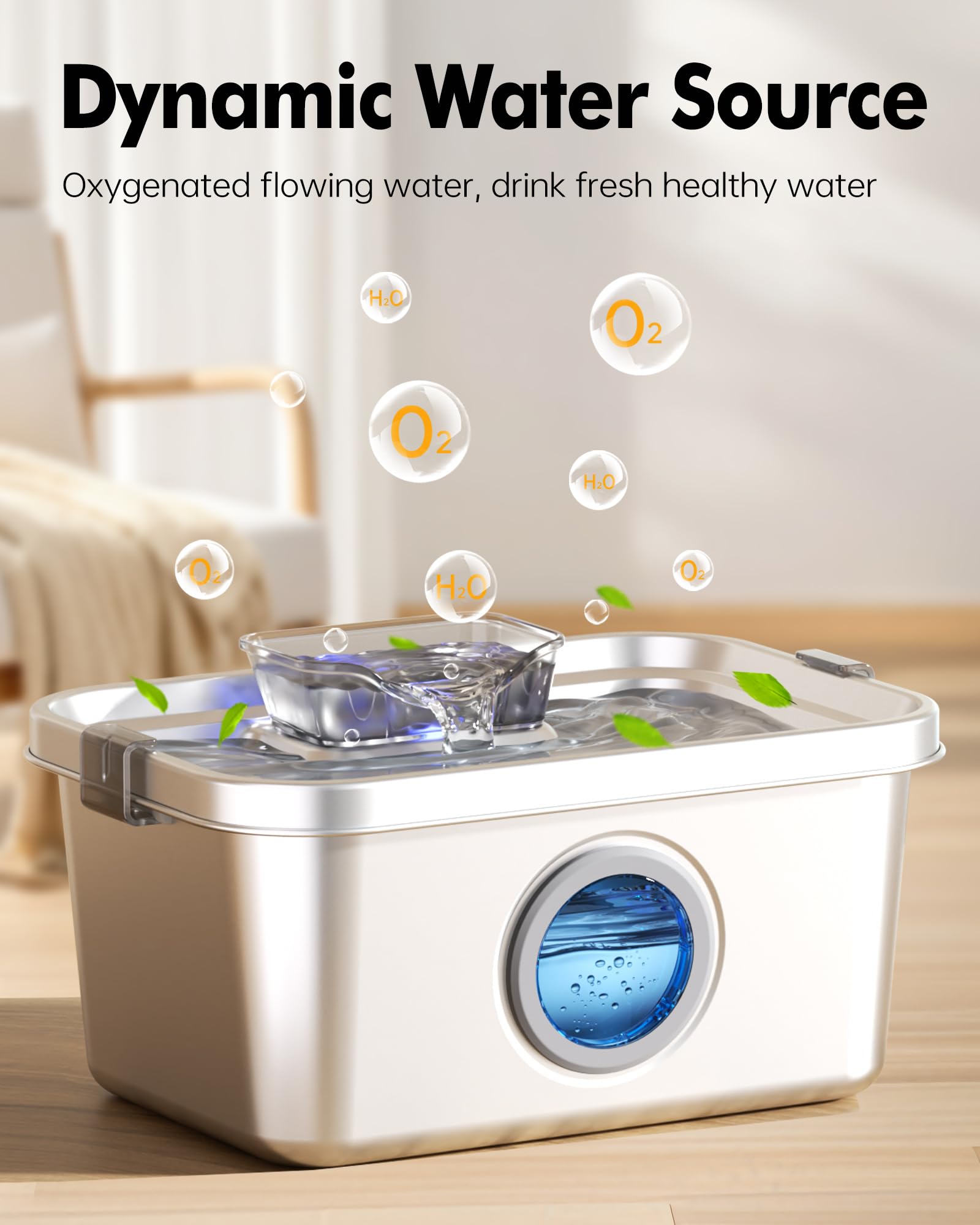 PETHIND fontaine-chien 2gal – capacité suffisante pour la journée