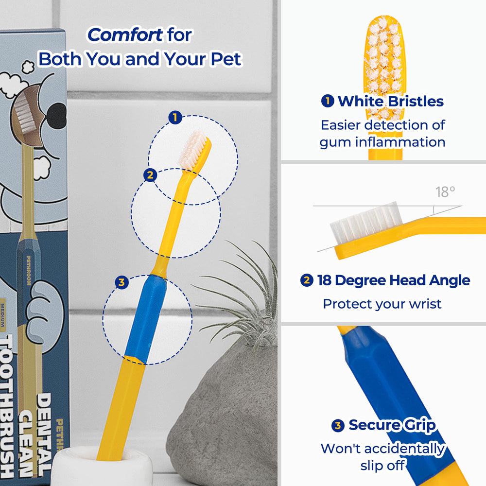 PETHROOM dents-3mm compatibilité pour chiens et chats aux petites bouches.