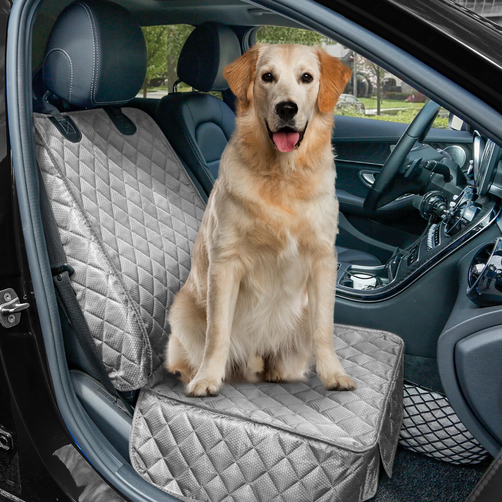 PETICON couvre-siège avant poche de rangement pour accessoires chien