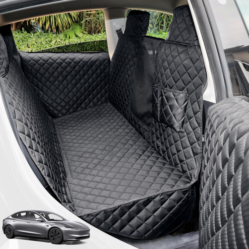 PETICON couvre-siege chien pour Tesla Model 3 et Model Y, protège contre rayures et taches.