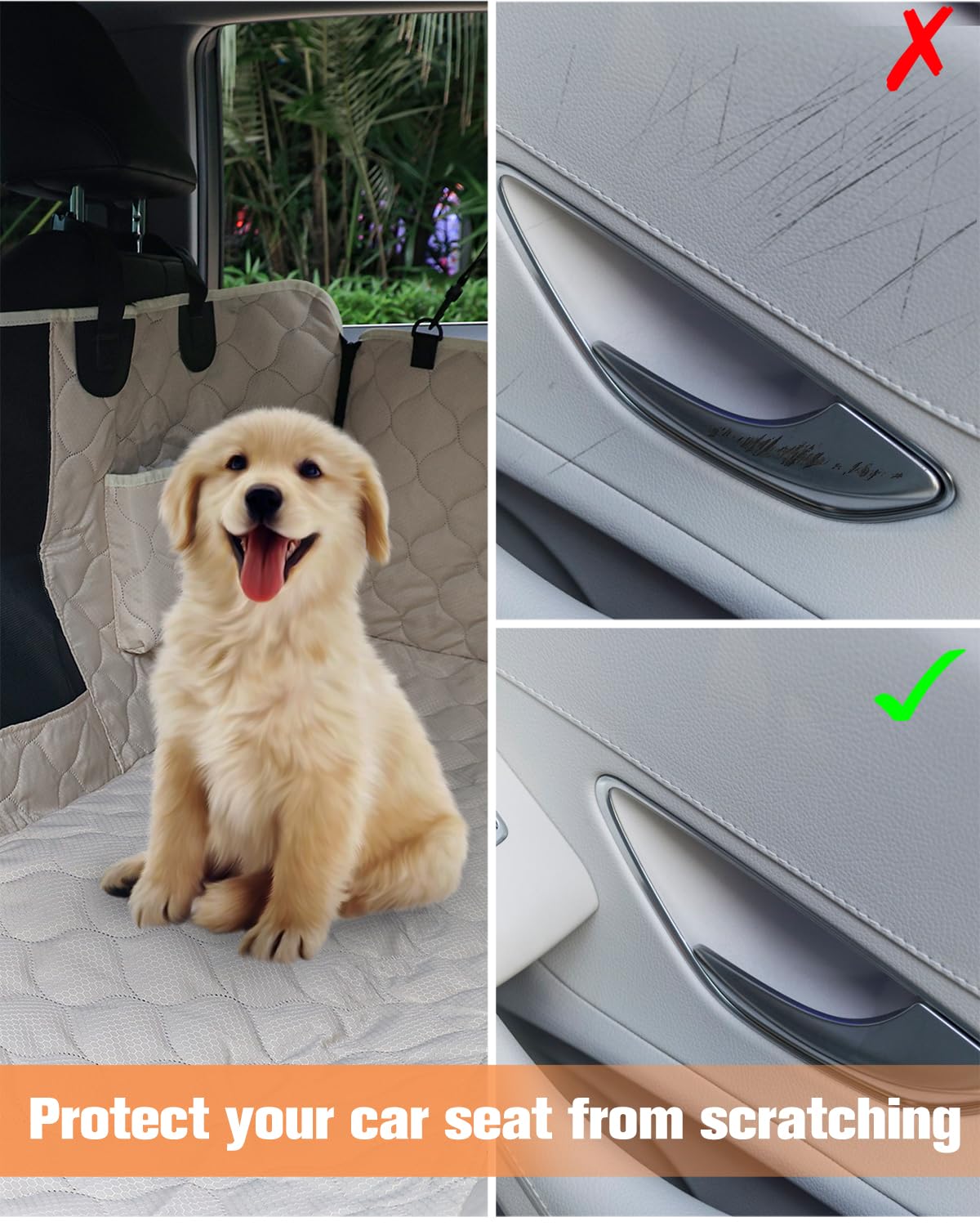 PETICON housse de siège chien 54x58 adapte voitures, camions et VUS