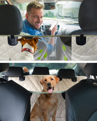 PETICON housse de siège chien fenêtre mesh assure une meilleure circulation d'air