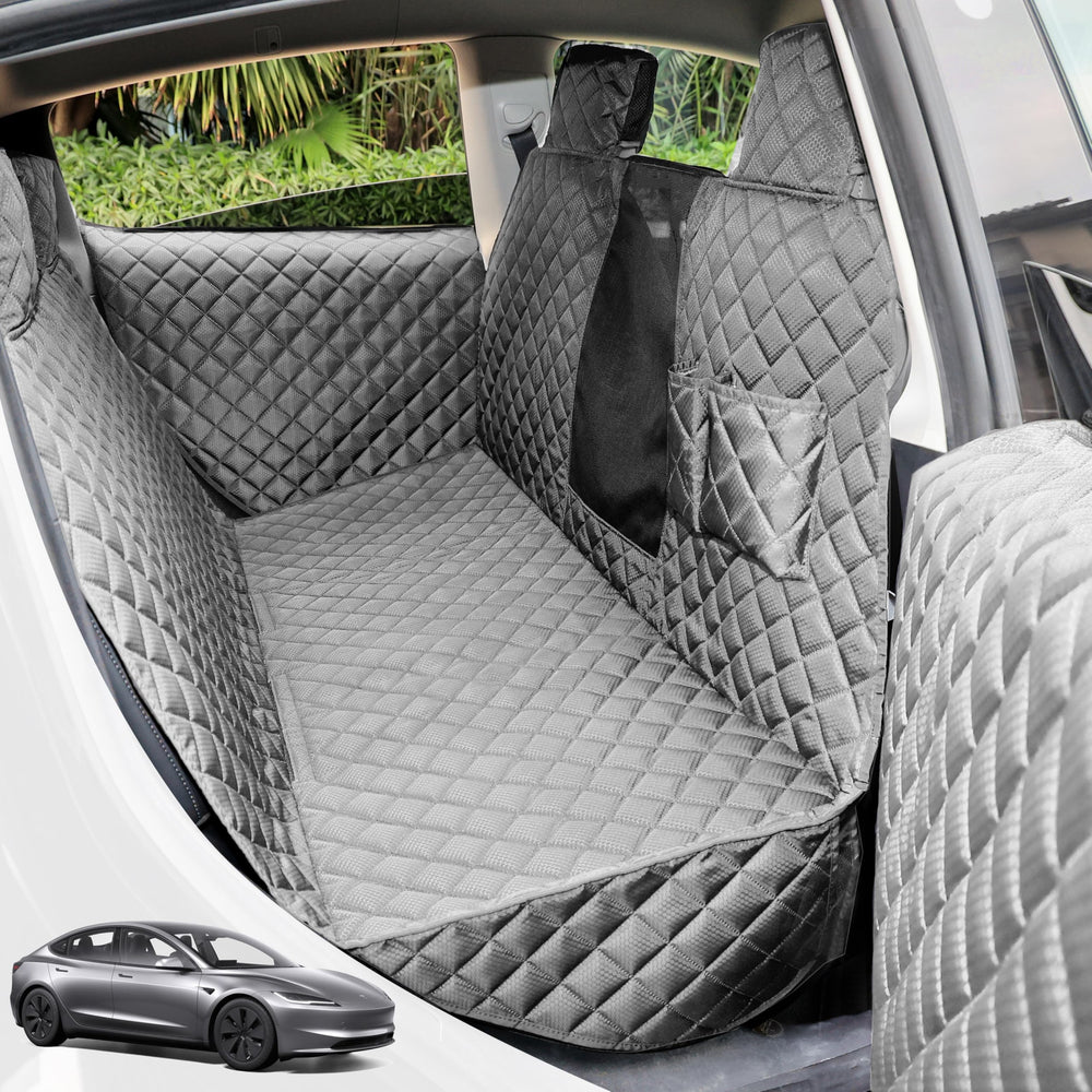 PETICON housse siège arrière pour Tesla Model 3/Y — protège cuir et tapis.