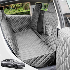 PETICON housse siège arrière pour Tesla Model 3/Y — protège cuir et tapis.