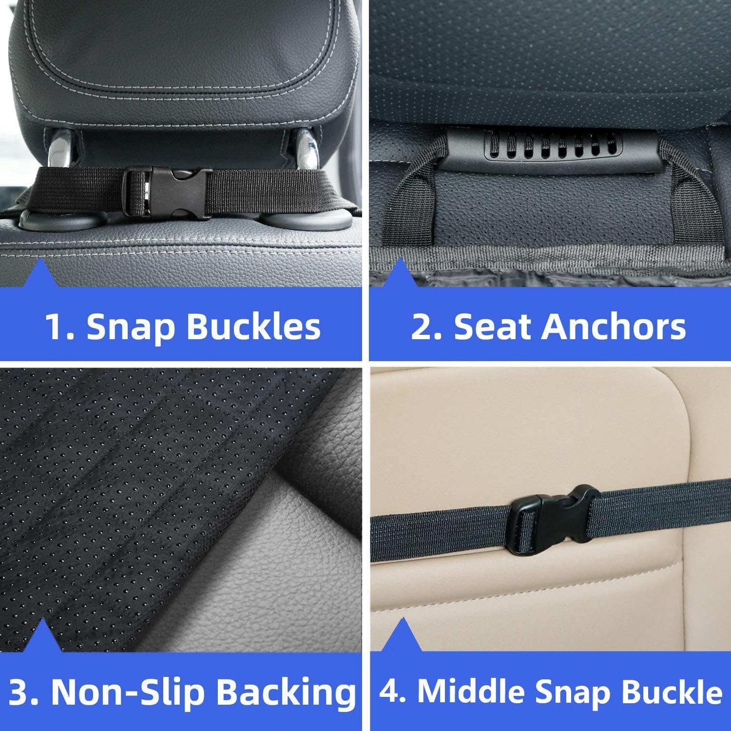 PETICON housse siège avant compatible véhicules, convient voitures, SUV et utilitaires.