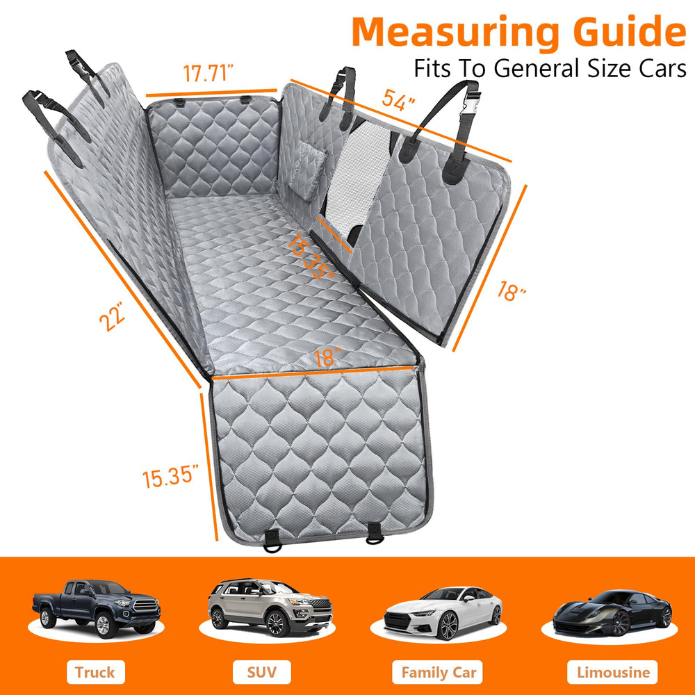 PETICON housse-siege-chien adaptation-vehicules convient à voitures, SUV et camions.