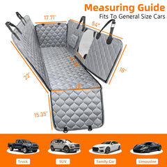 PETICON housse-siege-chien adaptation-vehicules convient à voitures, SUV et camions.