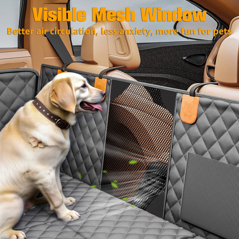 PETICON maillage-air-vue-ouverte facilite la ventilation et rassure le chien.
