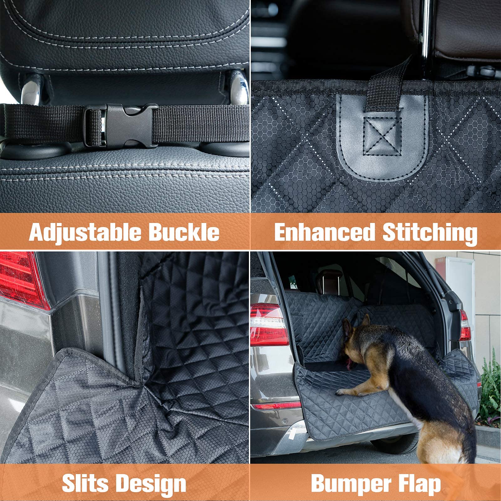 PETICON Tapis coffre SUV doublure imperméable repousse les liquides et taches.