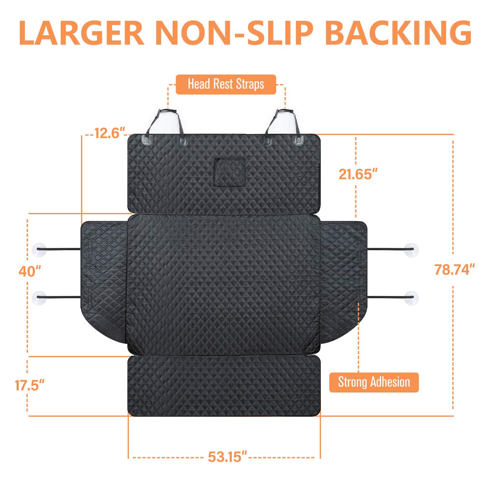 PETICON Tapis coffre SUV nettoyage facile, essuyer ou aspirer rapidement.