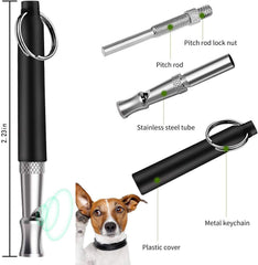 Portée sonore longue du sifflet Petiddy pour chiens en extérieur.