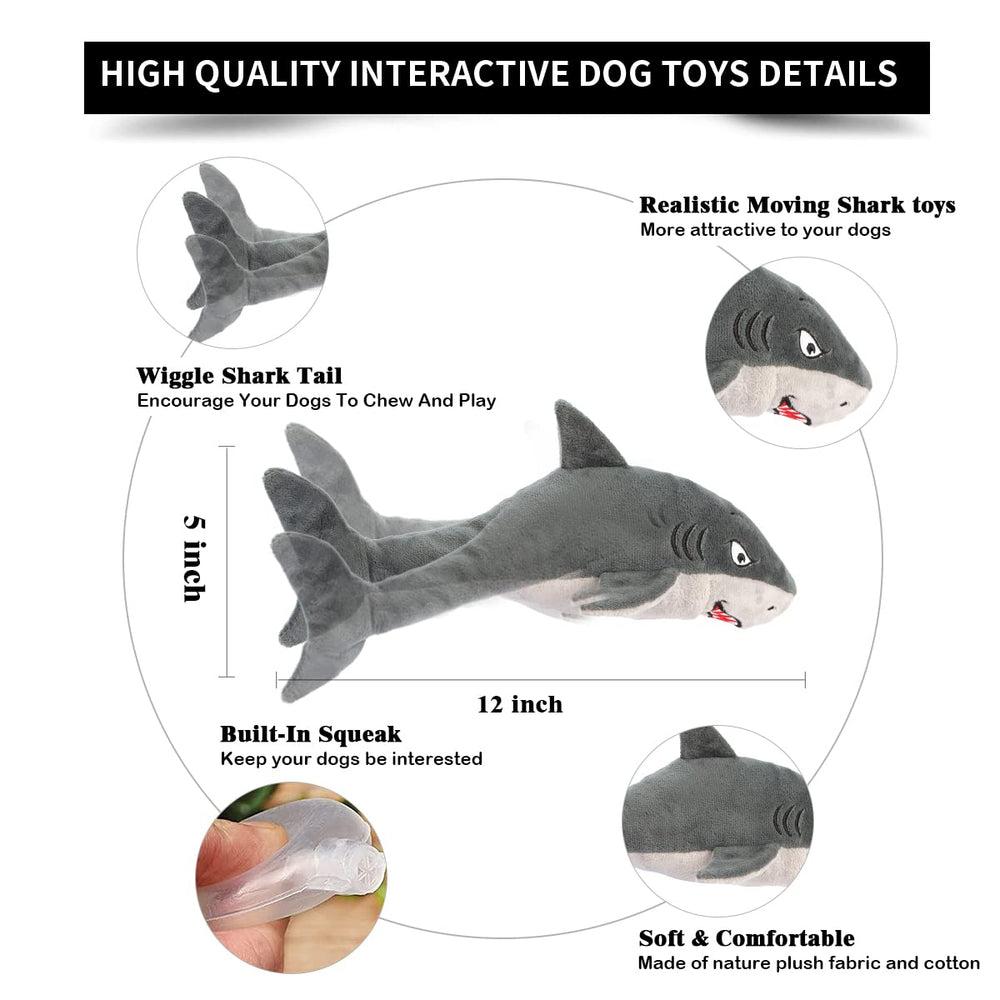Petiepaw poisson-flopant-interactif en action, favorise l'exercice et l'interaction.