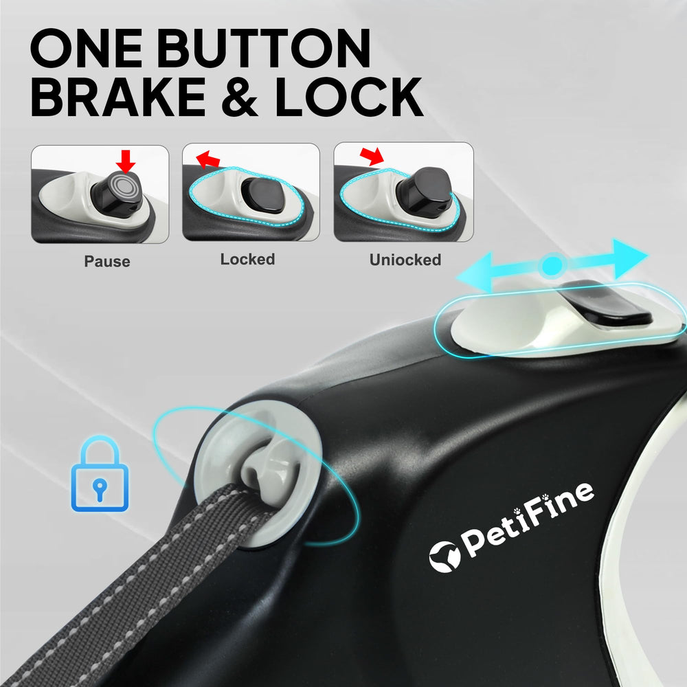 PetiFine design anti torsion évite les enchevêtrements pendant les balades.