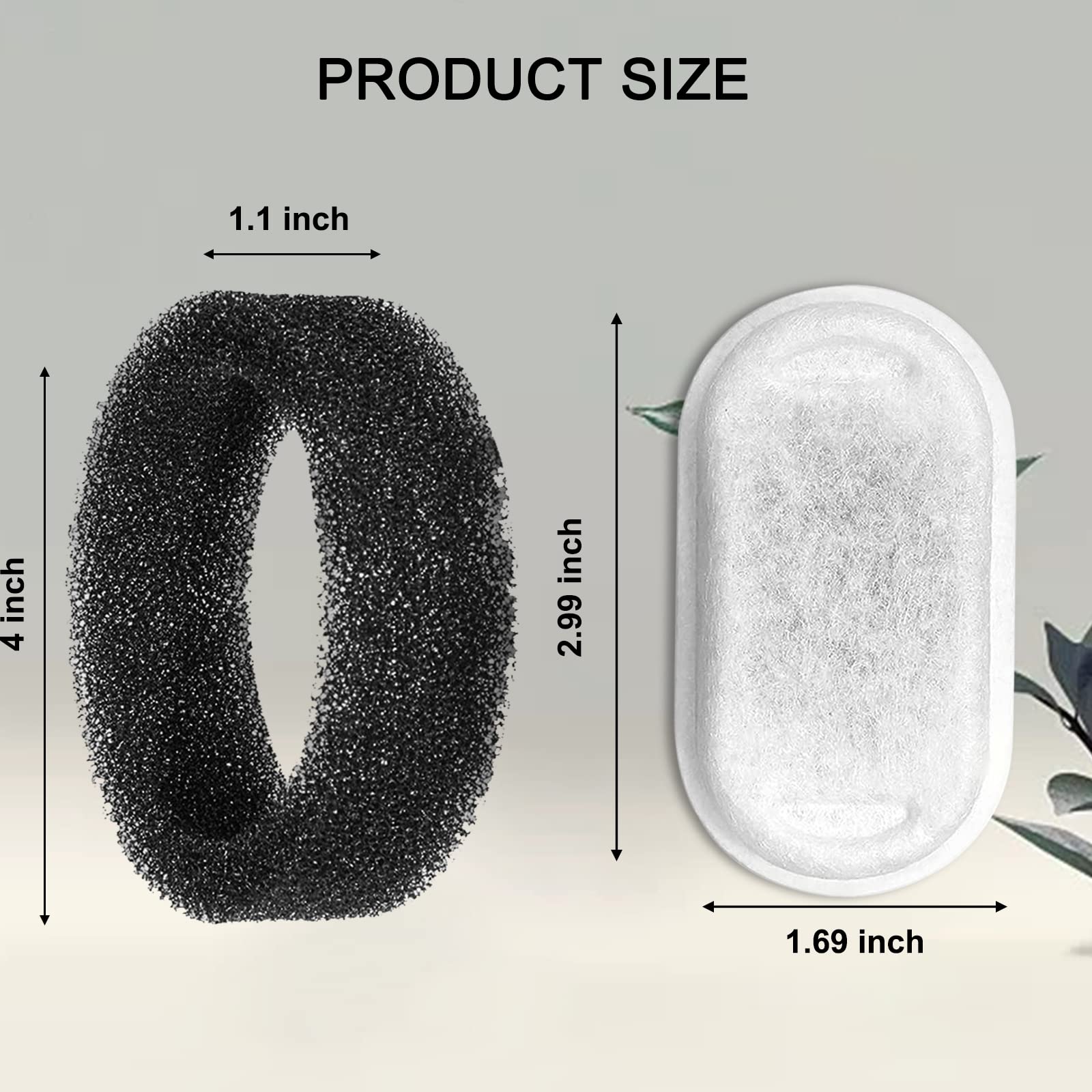 Filtre Petilog pour fontaine chat 67oz/2L, eau plus nette