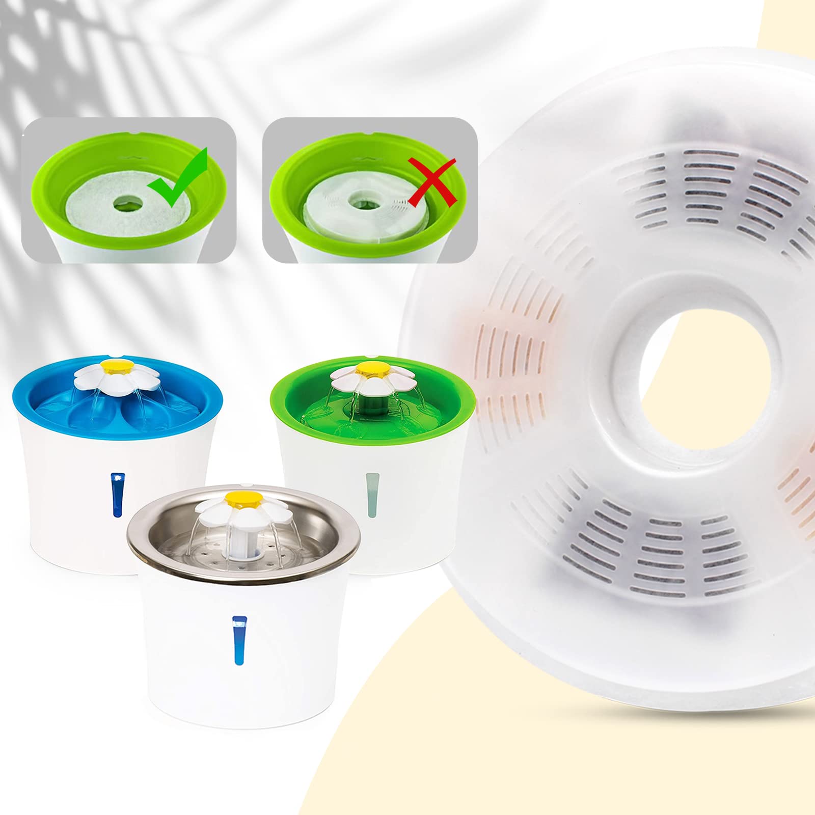 Filtre Petilog pour fontaine, eau plus fraîche et hygiénique.