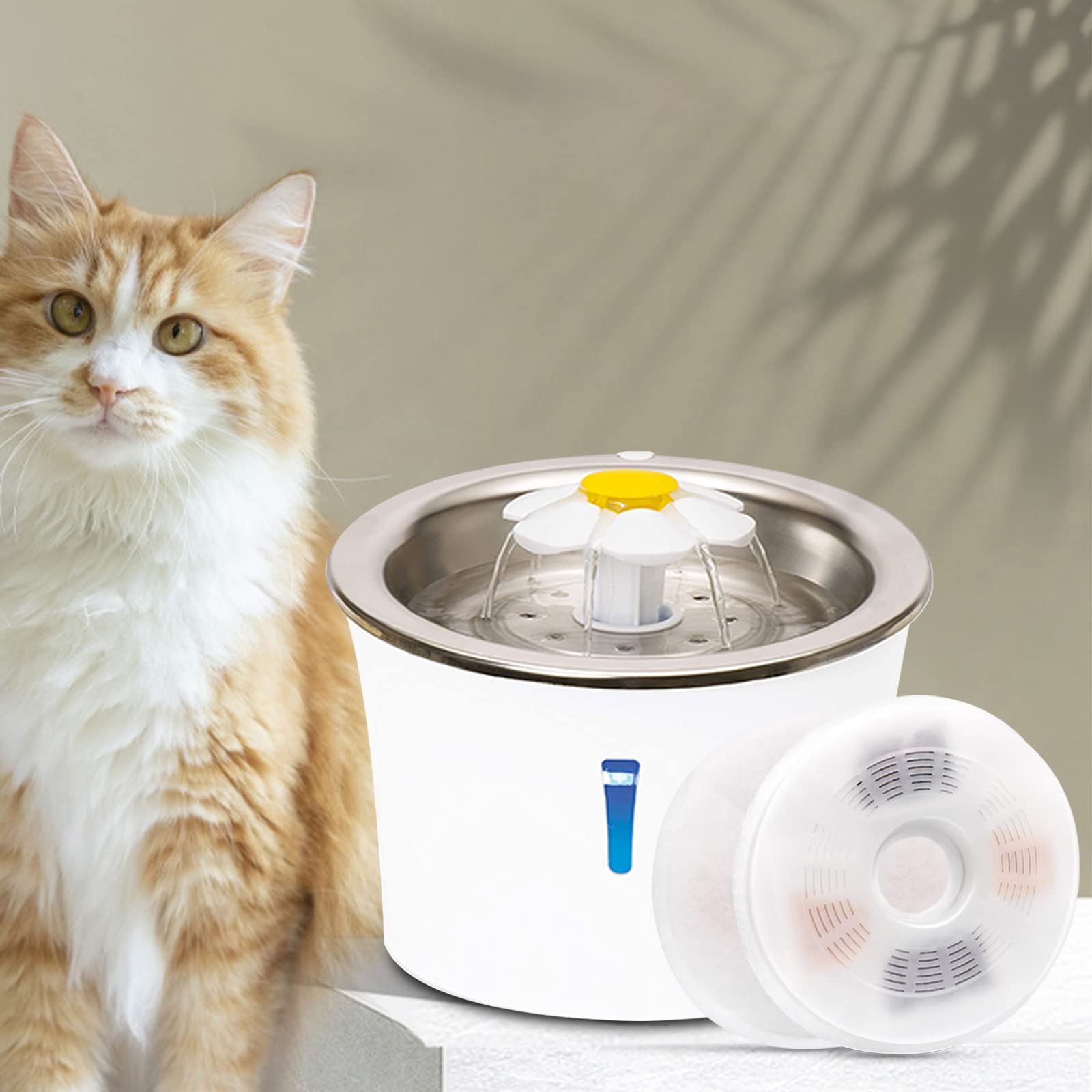 Filtre Petilog pour fontaine chat, utilisation 2 à 4 semaines selon le nombre de chats.